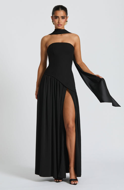 Maliyana Maxi Dress in Black