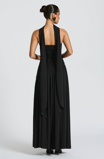 Maliyana Maxi Dress in Black
