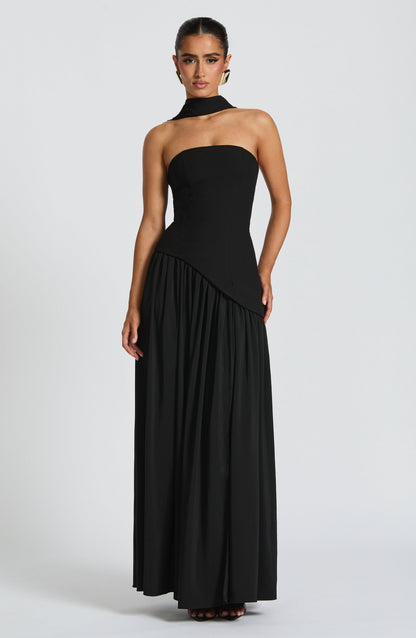 Maliyana Maxi Dress in Black