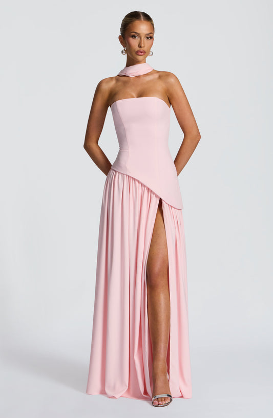 Maliyana Maxi Dress in Blush
