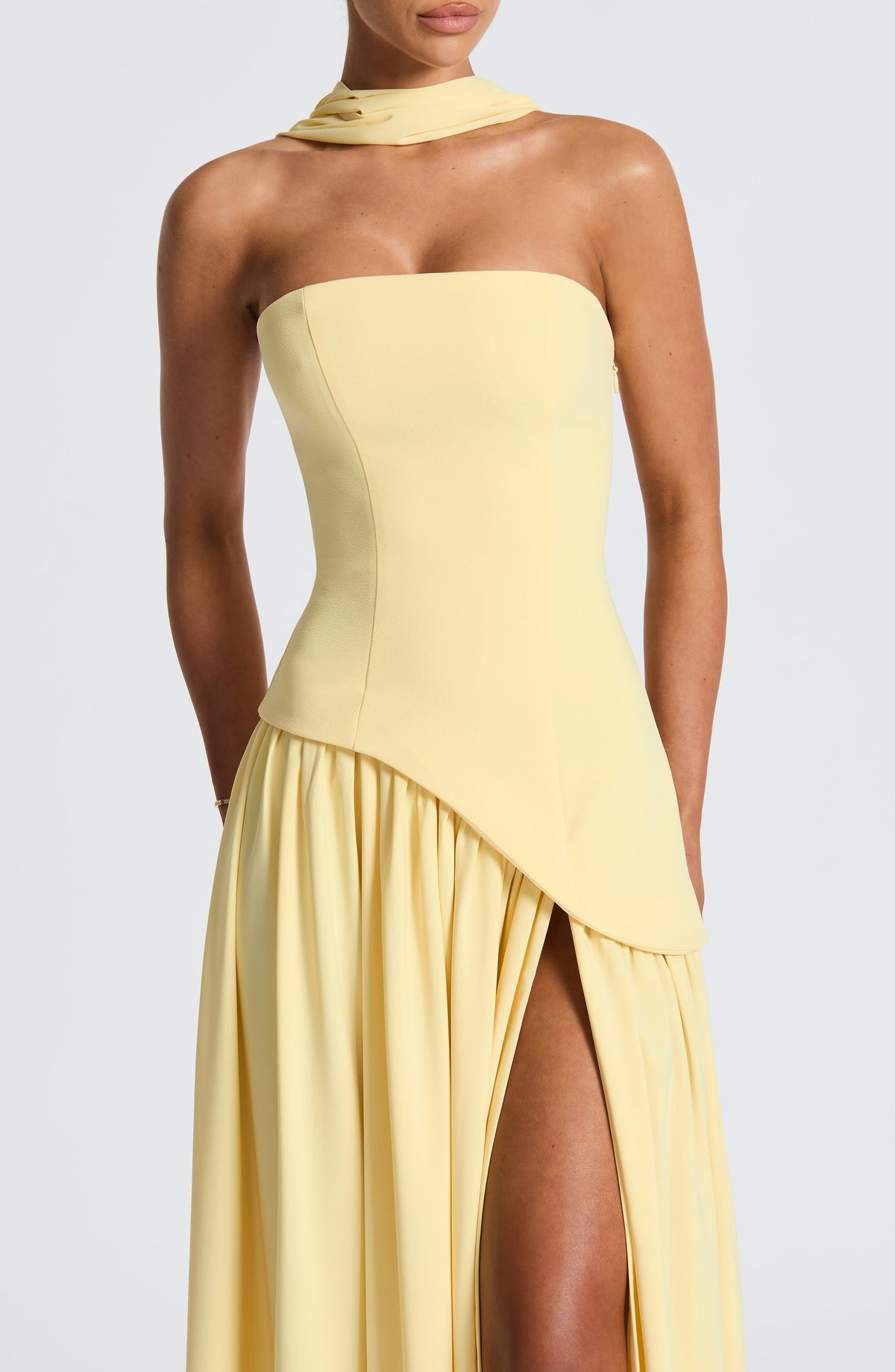 Maliyana Maxi Dress in Lemon