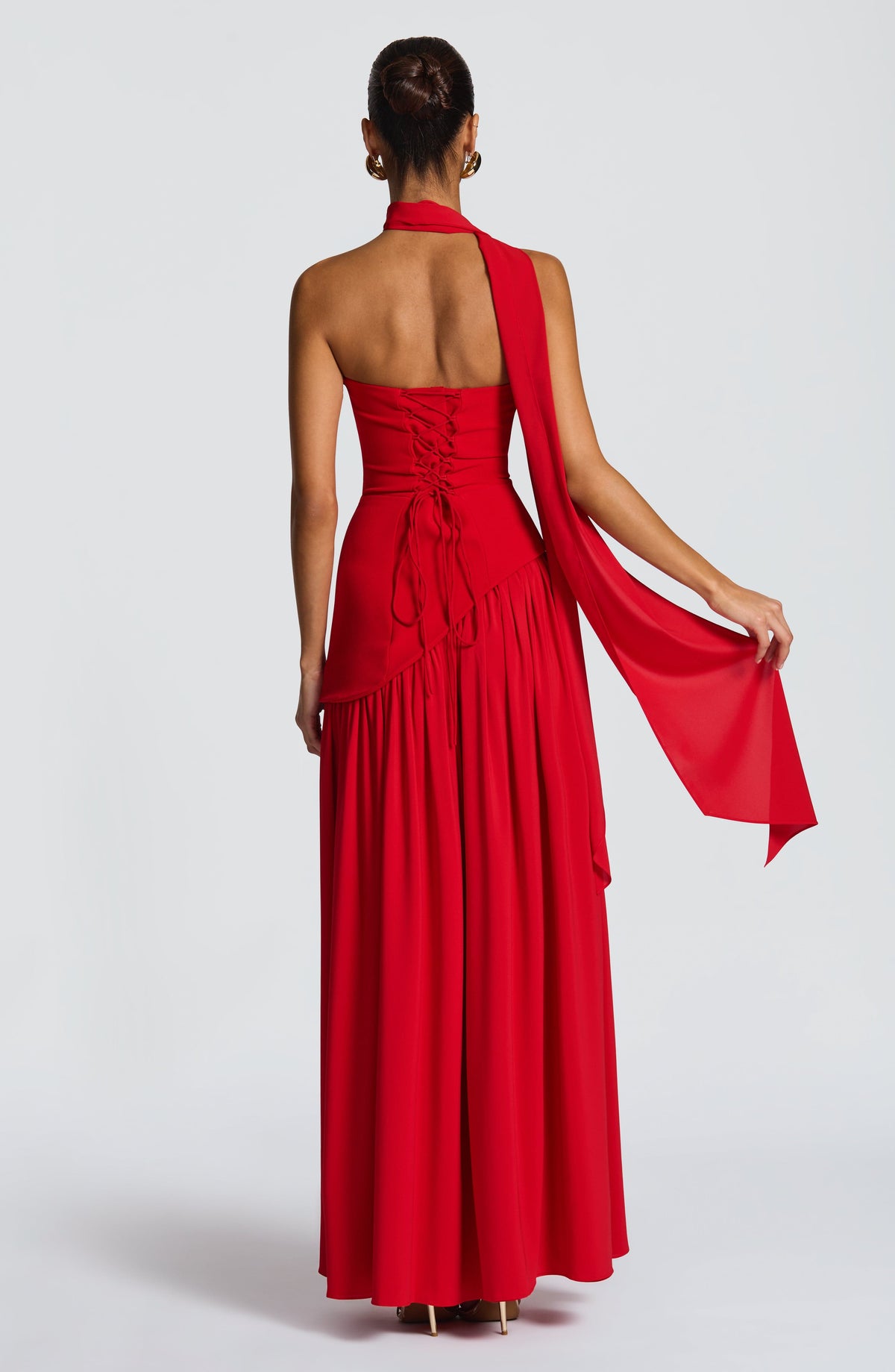 Maliyana Maxi Dress in Red