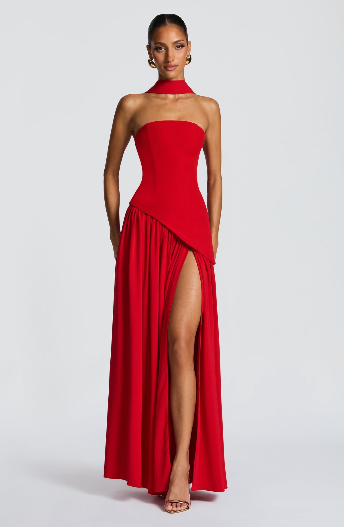 Maliyana Maxi Dress in Red