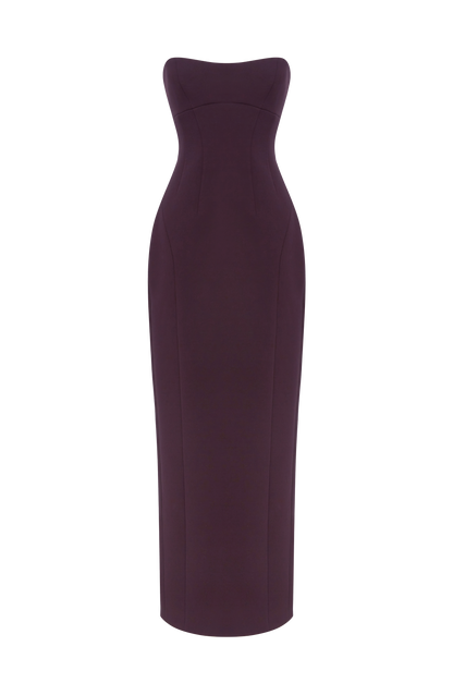 Manora Maxi Dress in Plum