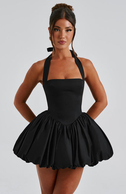 Maricella Mini Dress in Black