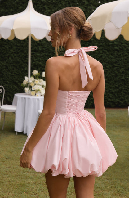 Marisia Mini Dress in Blush