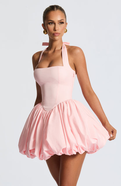 Marisia Mini Dress in Blush