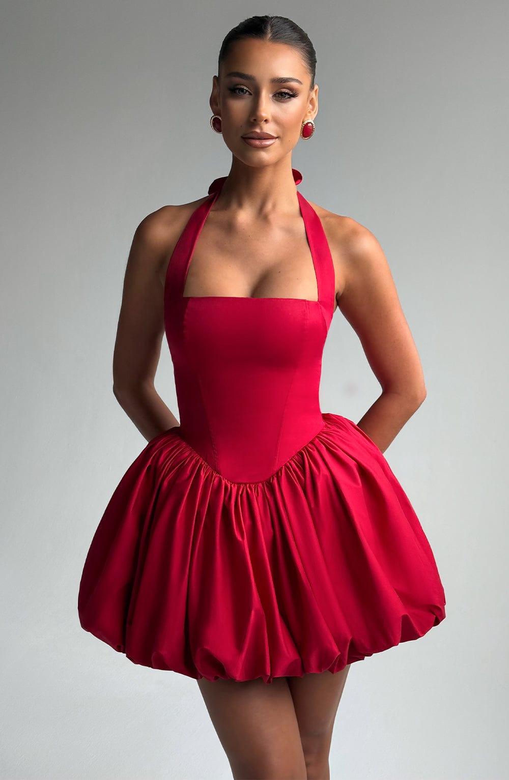 Marisia Mini Dress in Red
