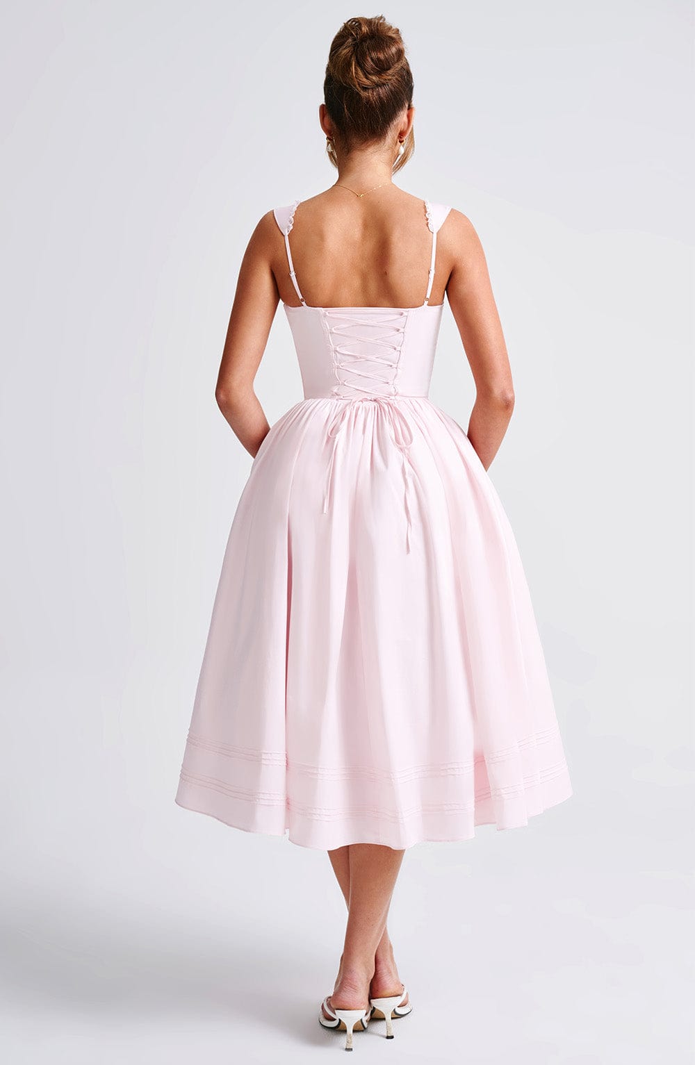 Marlene Midi Dress in Blush