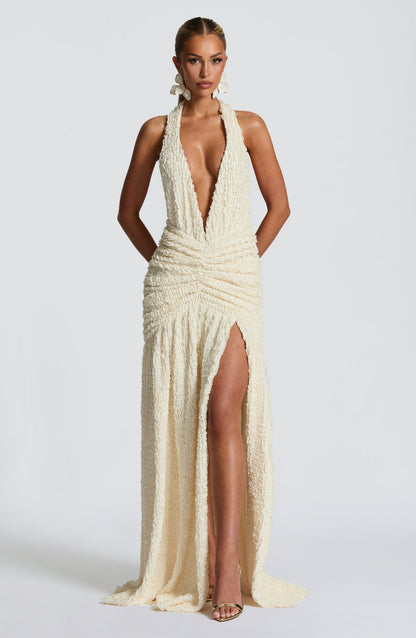Minerve Maxi Dress in Ivory
