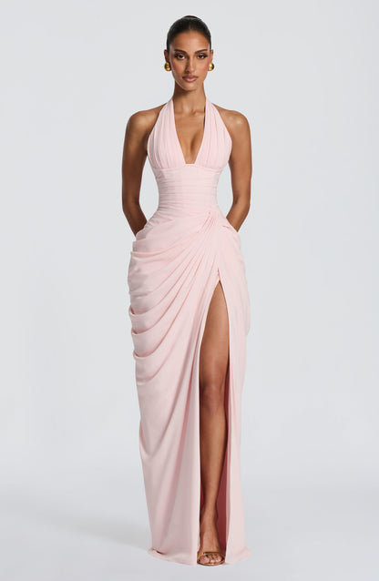 Minetta Maxi Dress in Blush