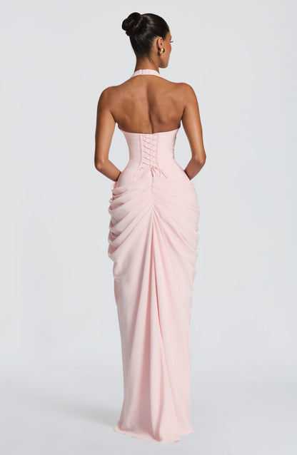 Minetta Maxi Dress in Blush