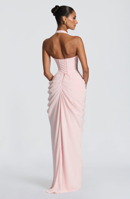 Minetta Maxi Dress in Blush