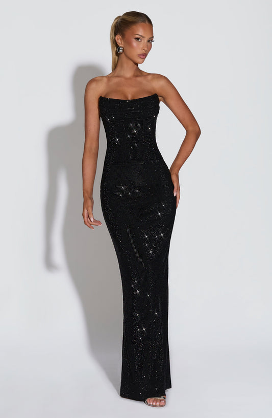 Mirabelle Maxi Dress in Black