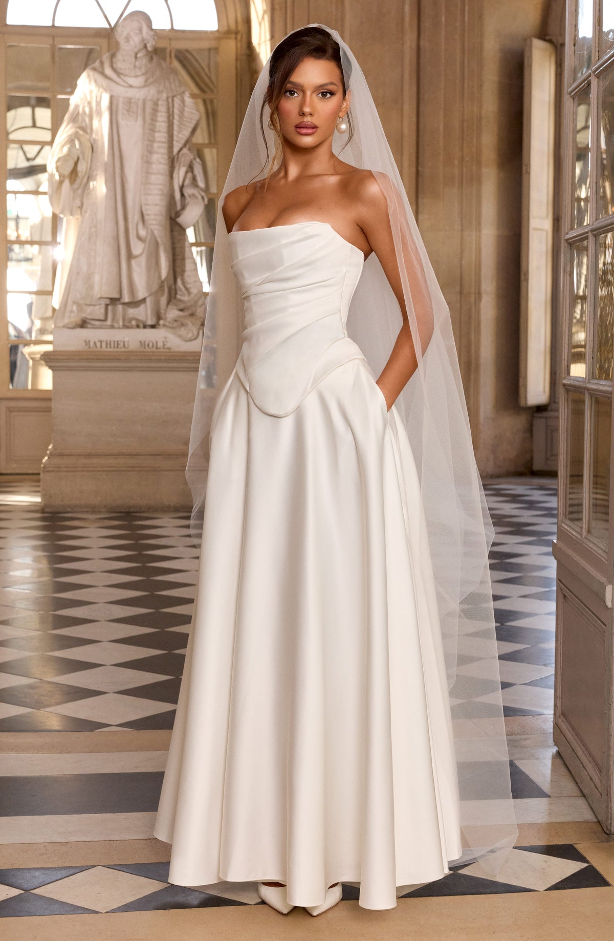 Mirah Maxi Skirt in Ivory