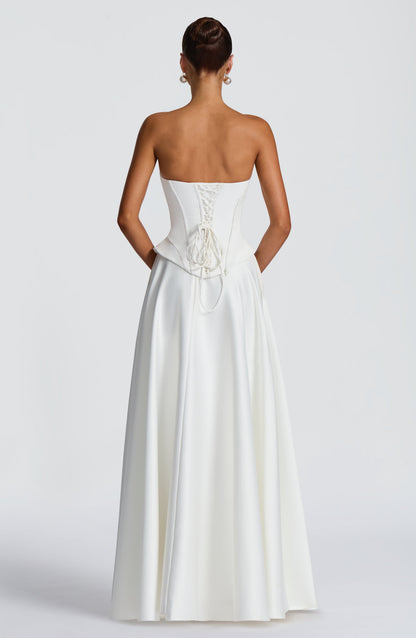 Mirah Maxi Skirt in Ivory