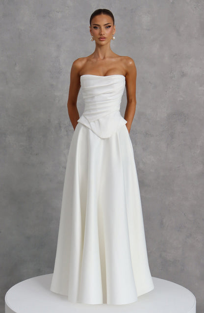 Mirah Maxi Skirt in Ivory