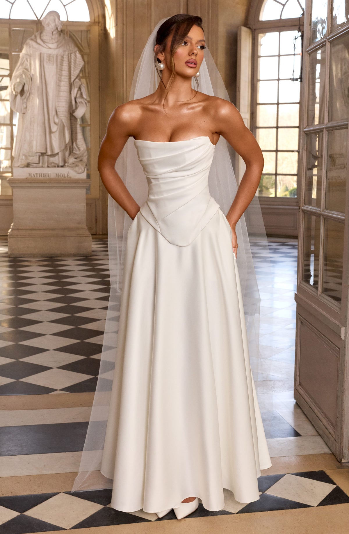 Mirah Maxi Skirt in Ivory