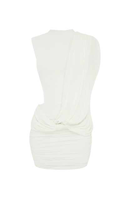 Mireia Mini Dress in Ivory