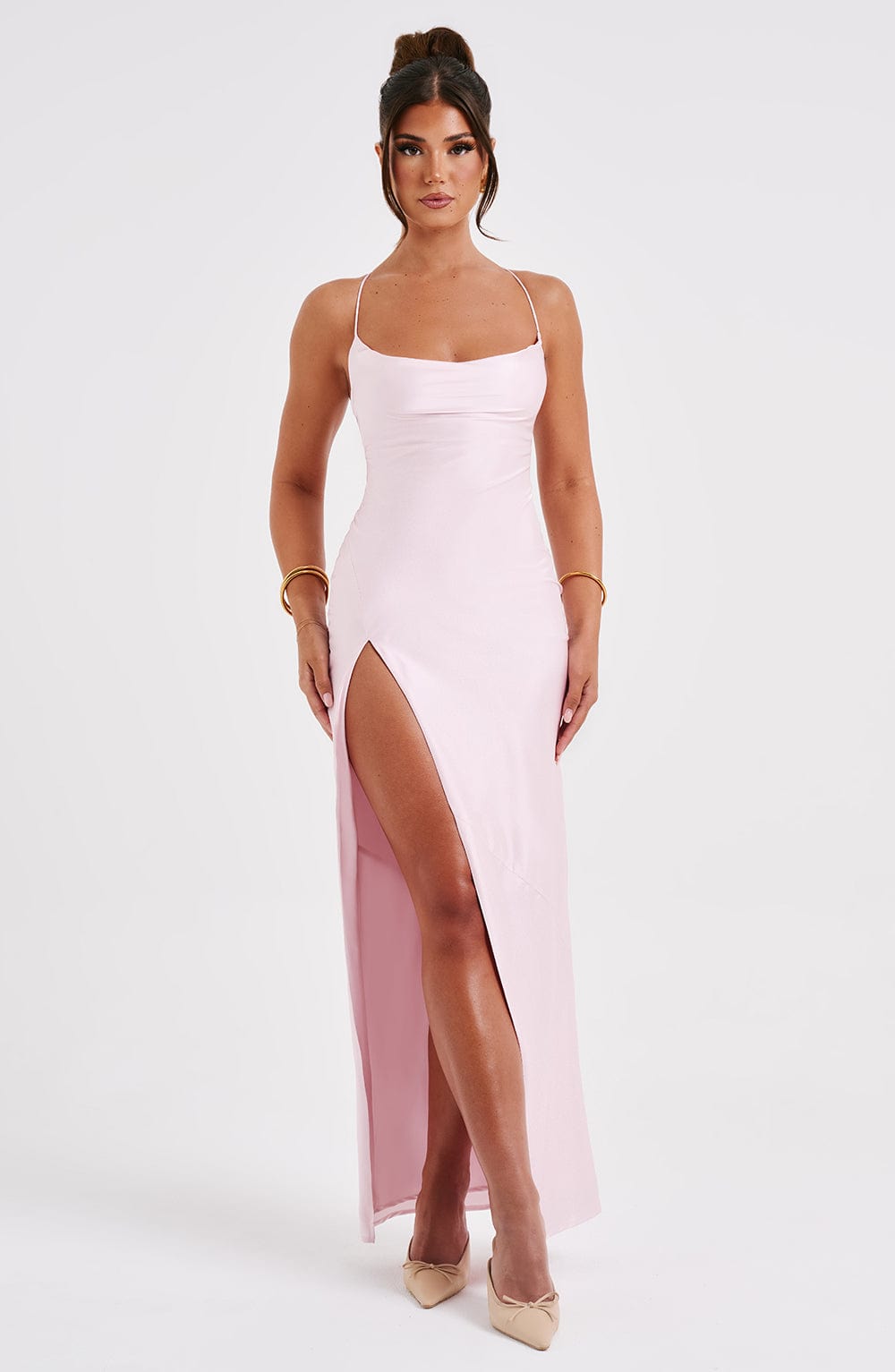 Mishka Maxi Dress in Blush