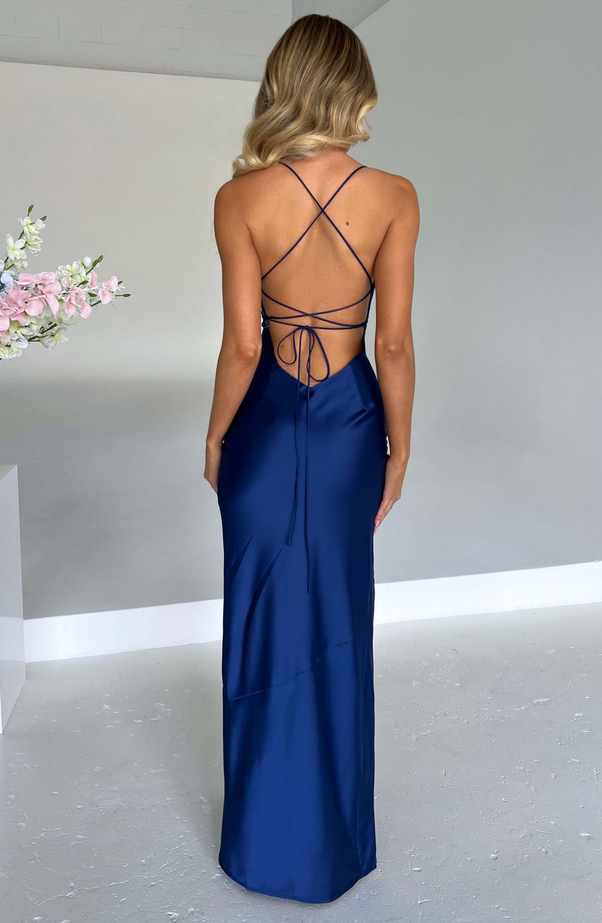 Mishka Maxi Dress in Navy