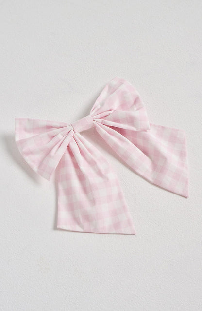 Mitza Bow in Blush Gingham