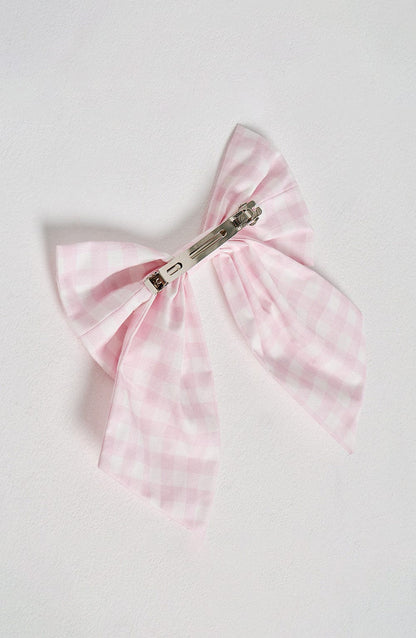 Mitza Bow in Blush Gingham