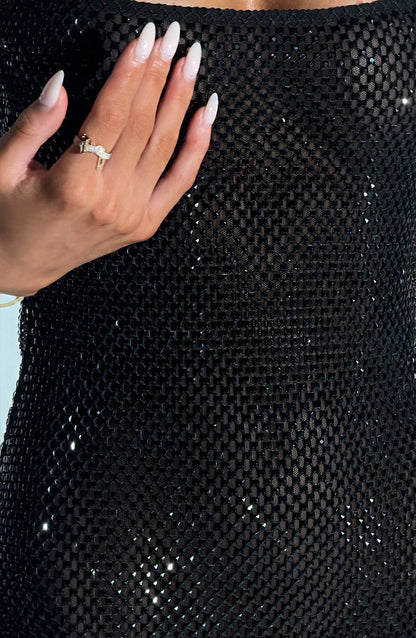 Petrella Mini Dress in Black