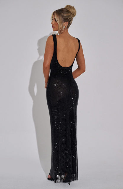 Petrine Maxi Dress in Black
