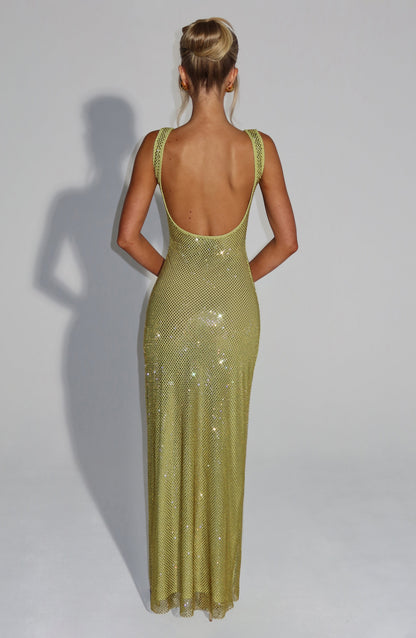 Petrine Maxi Dress in Olive