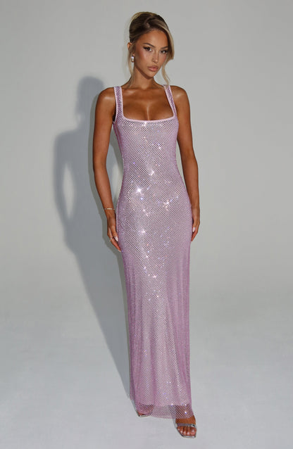 Petrine Maxi Dress in Pink