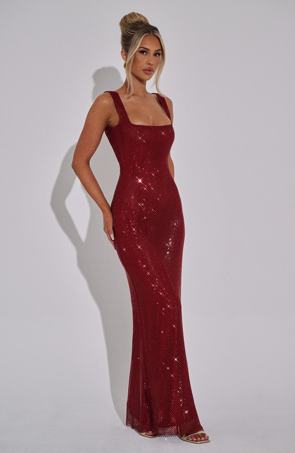 Petrine Maxi Dress in Wine