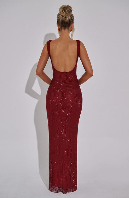 Petrine Maxi Dress in Wine