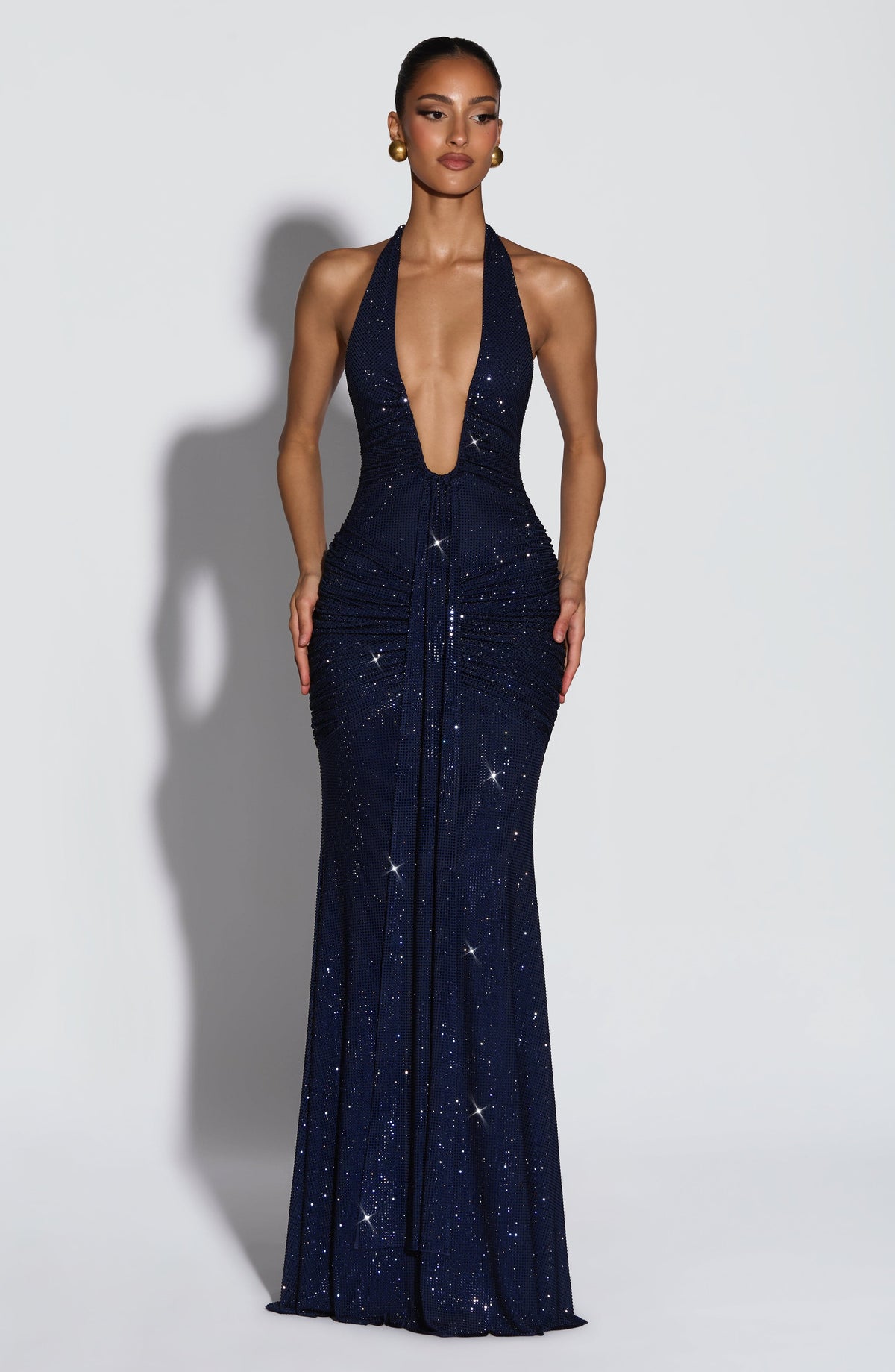 Rosetti Maxi Dress in Navy Sparkle