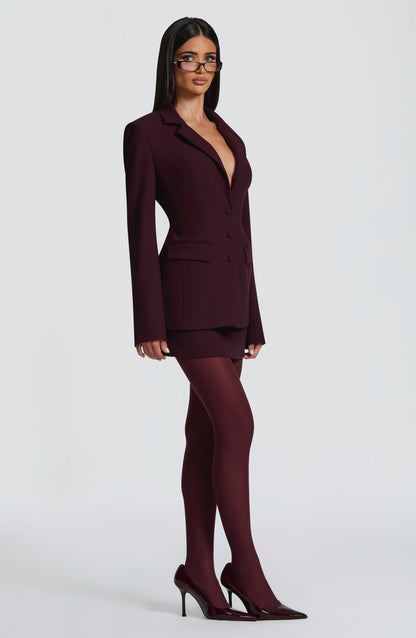 Rowella Blazer in Plum