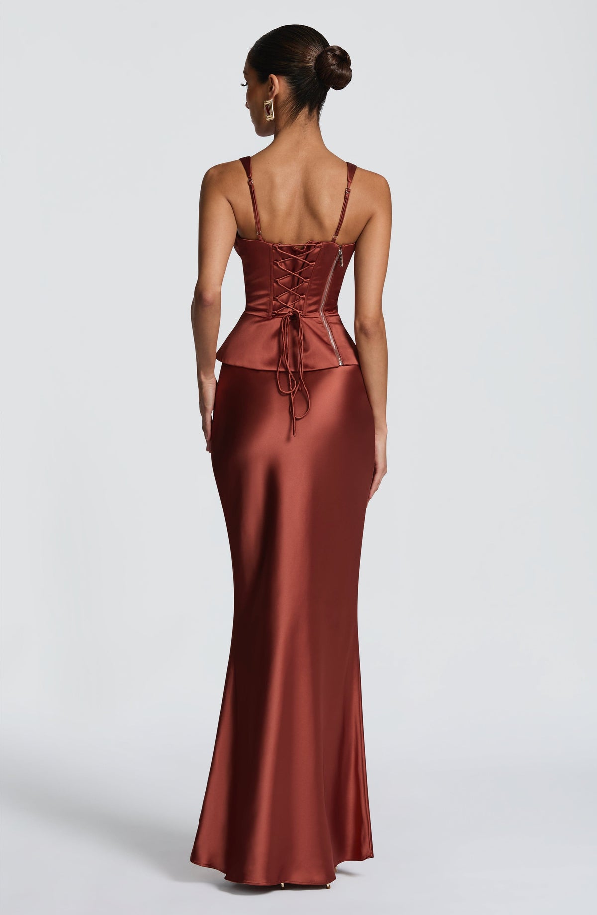 Rowyn Corset in Rust