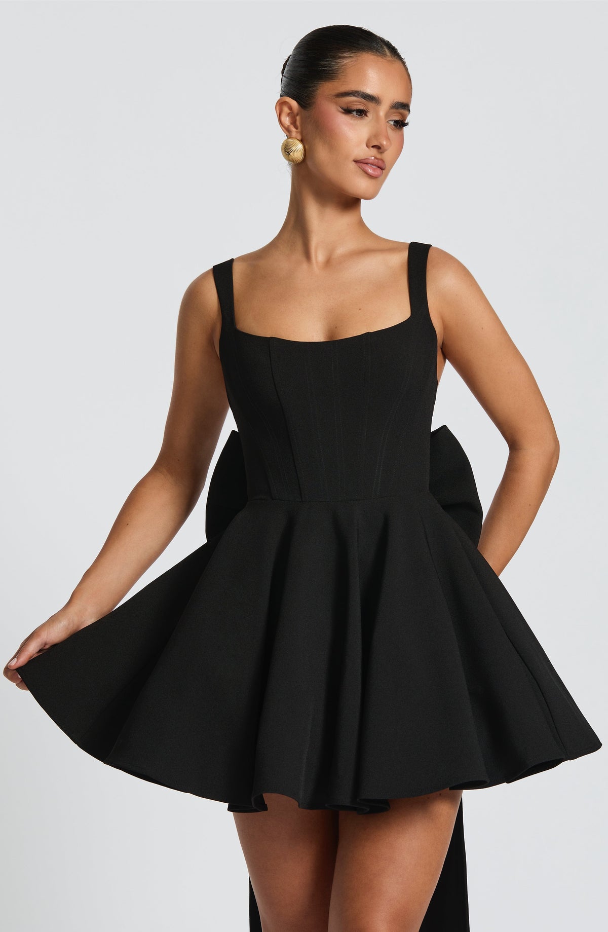 Ruella Mini Dress in Black
