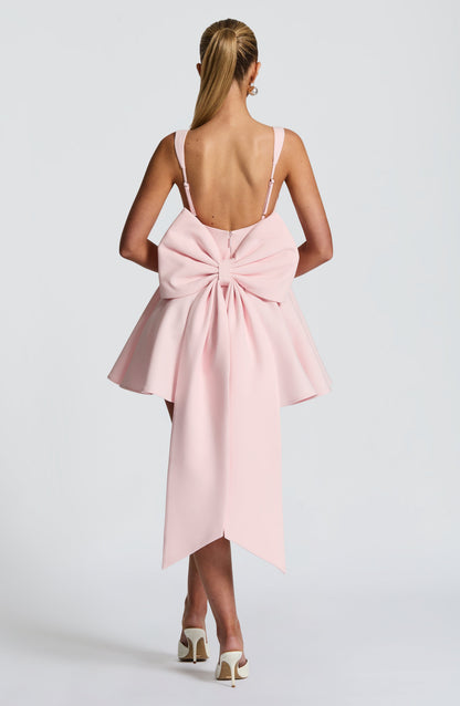 Ruella Mini Dress in Blush