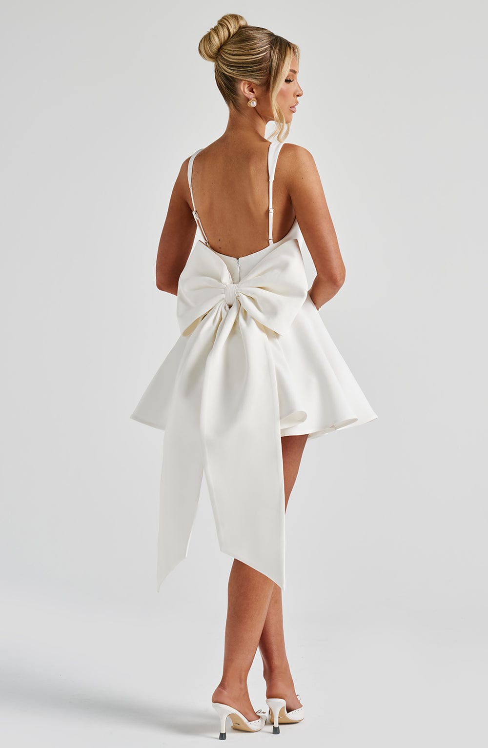 Ruella Mini Dress in Ivory