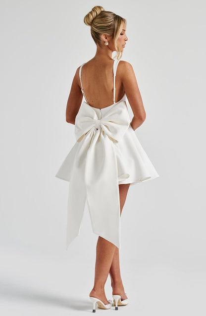 Ruella Mini Dress in Ivory