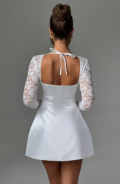 Sadira Mini Dress in Ivory