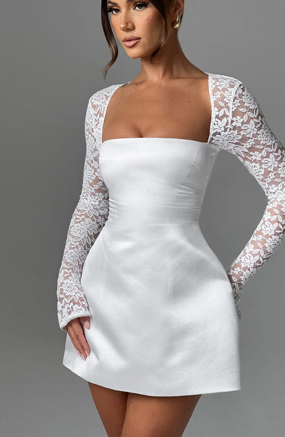 Sadira Mini Dress in Ivory