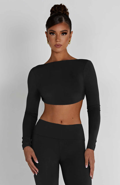 Sahrelle Top in Black
