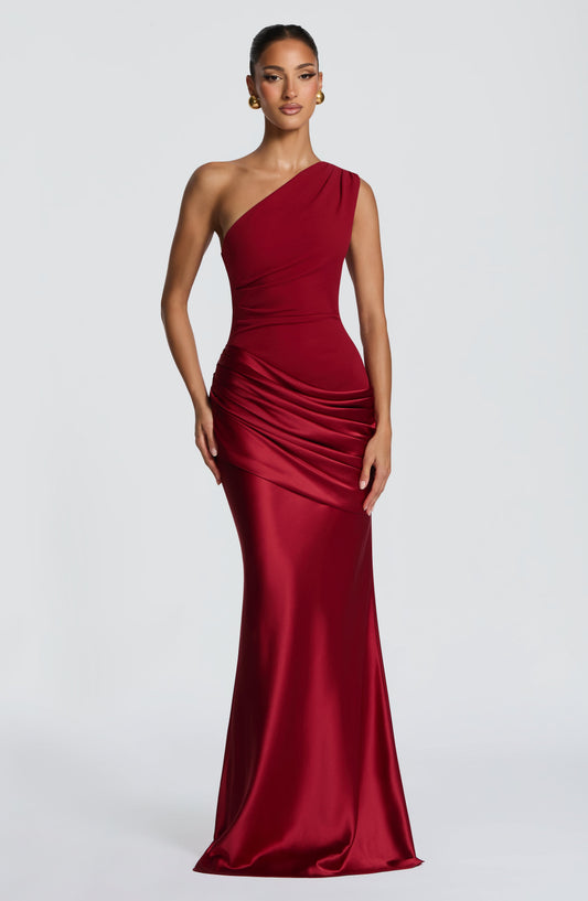 Sedonia Maxi Dress in Deep Red