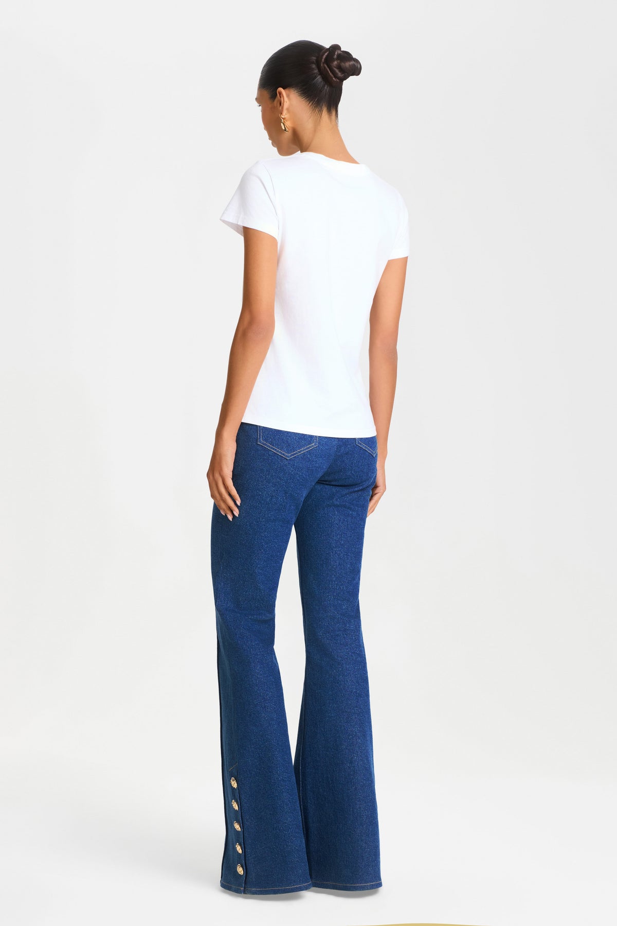 KENDRA DARK DENIM TROUSERS