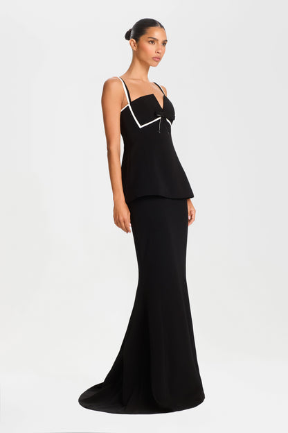 Carolina Black Maxi Skirt