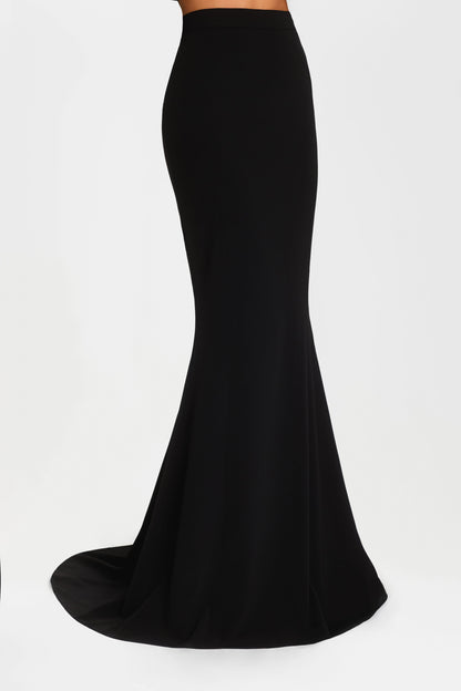 Carolina Black Maxi Skirt